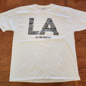 LOS ANGELES CLIPPERS "IT TAKES EVERYTHING " PLAYOFF TSHIRT, XL